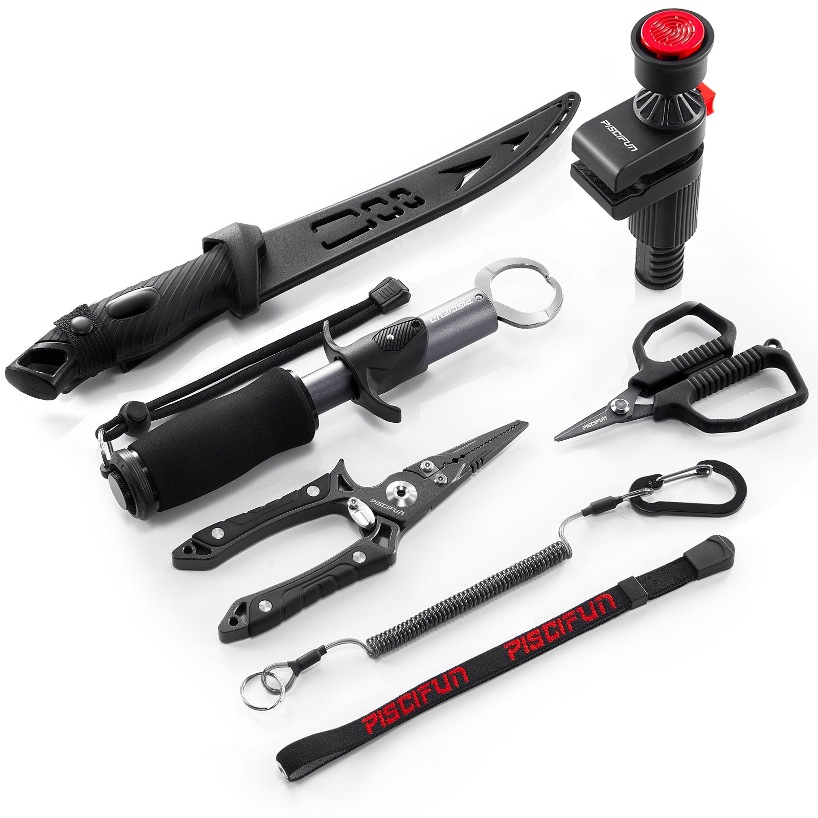 Piscifun 6 piece fishing tool kit