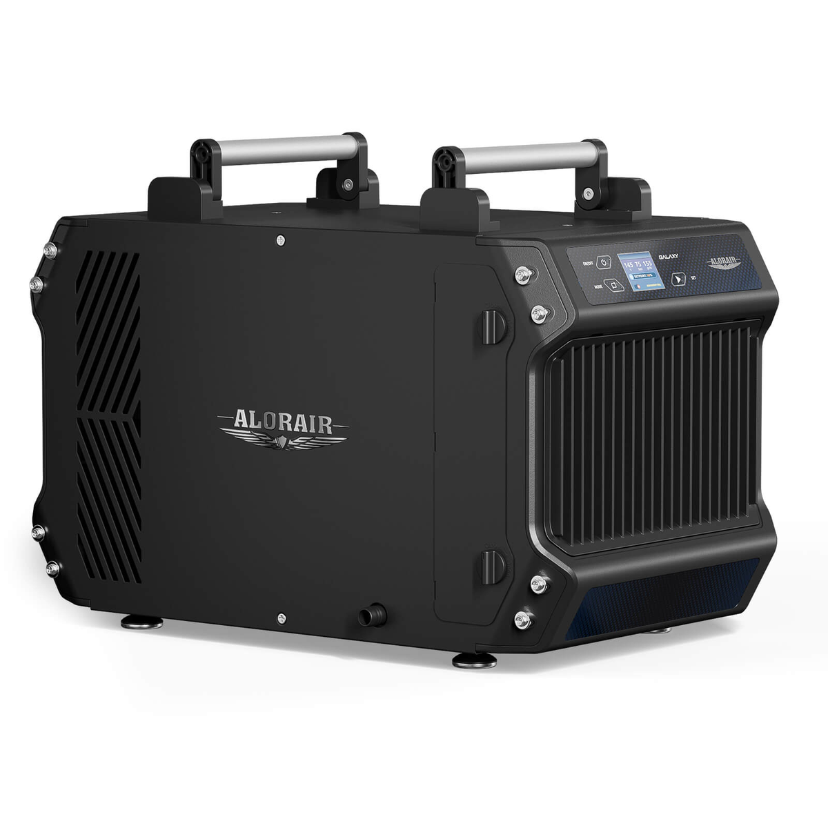 Alorair Galaxy 60 white next-generation crawlspace dehumidifier with streamlined modern housing